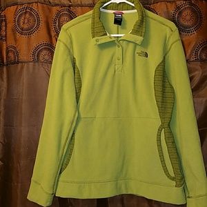 North Face button up sweater