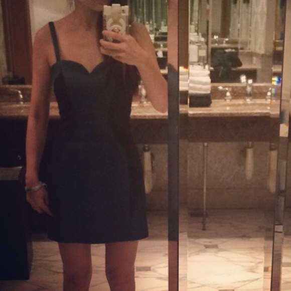 All saints green and black color block dress - Picture 4 of 4