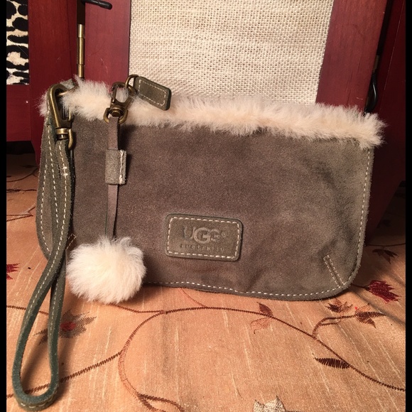 UGG Suede Wristlet NWOT