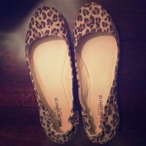 Leopard print ballet flats - 7.5