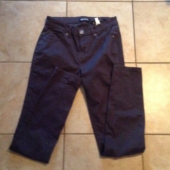 Buffalo David Bitton charcoal skinny jeans.