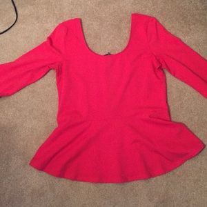 Express peplum top