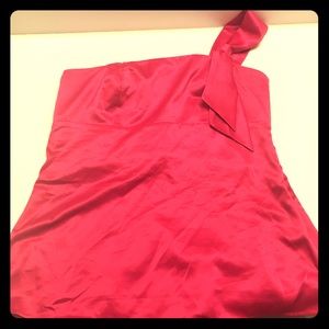 Hot Pink One Shoulder Top