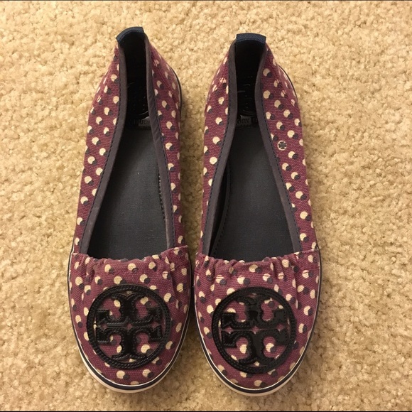 Tory Burch Polkadot Canvas Sneaker flats