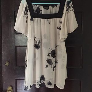 Lane Bryant sheer blouse