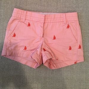 J. Crew broken in 3'' Chino shorts
