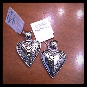Lia Sofia heart pendants