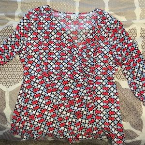 Dana Buchman 3/4 sleeve top. EUC