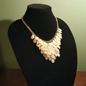 Beaded teardrop necklace