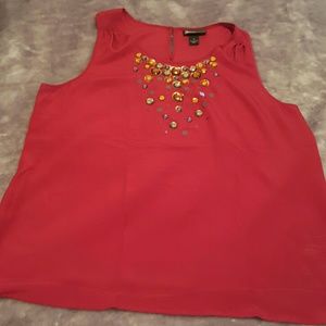 Cute jeweled top from from lane bryant!