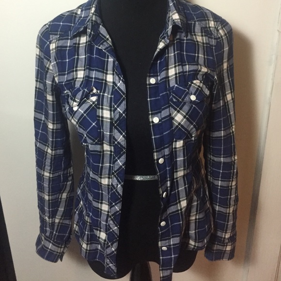 Blue and White Flannel