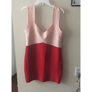 Bebe colorblock dress