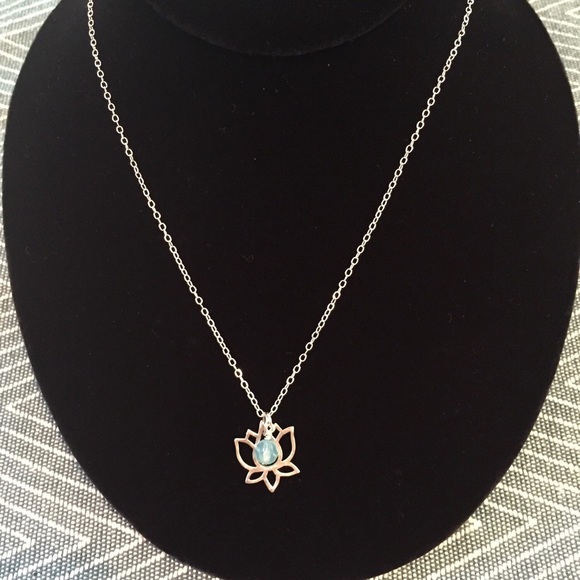 Lotus .925 Sterling Silver Necklace
