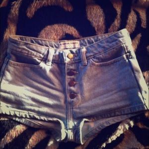 Hight Wasted jean shorts