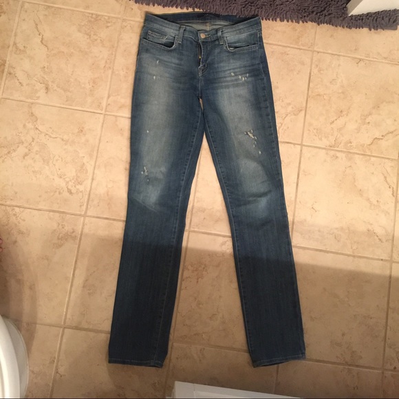 J Brand Jeans 
Jude Faded Distressed Slim Jeans