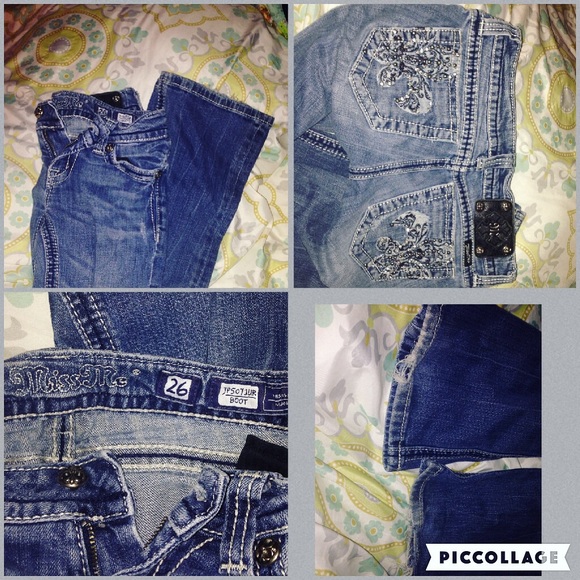 Miss Me jeans size 26 regular boot cut.