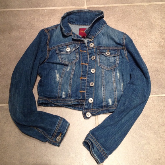 Denim half way jean jacket