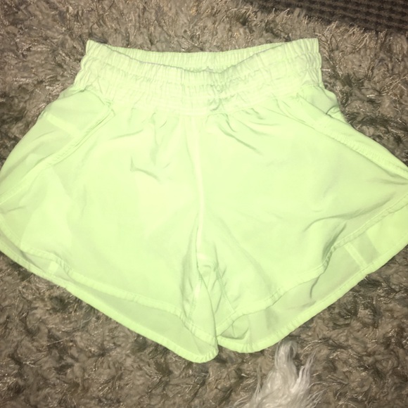 Rare Lululemon size 8 neon shorts!