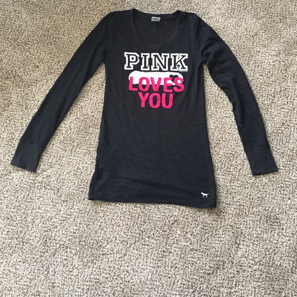 Pink long sleeve tee