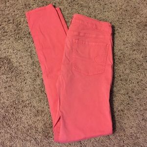 Pink American eagle jeans