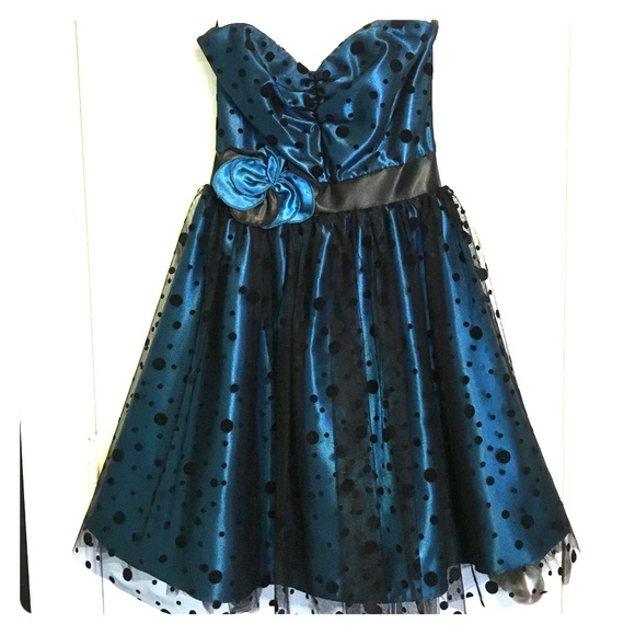 Strapless prom dress