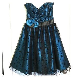 Strapless prom dress