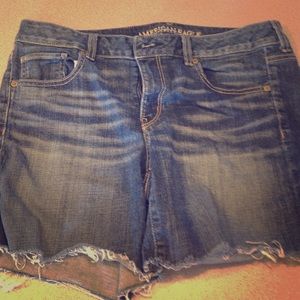 American eagle size 14 denim shorts