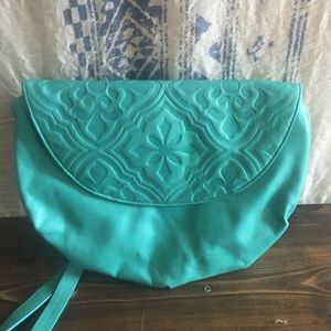 Teal Hobo Crossbody Purse