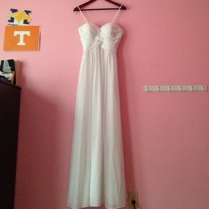 white homecoming/formal/prom dress