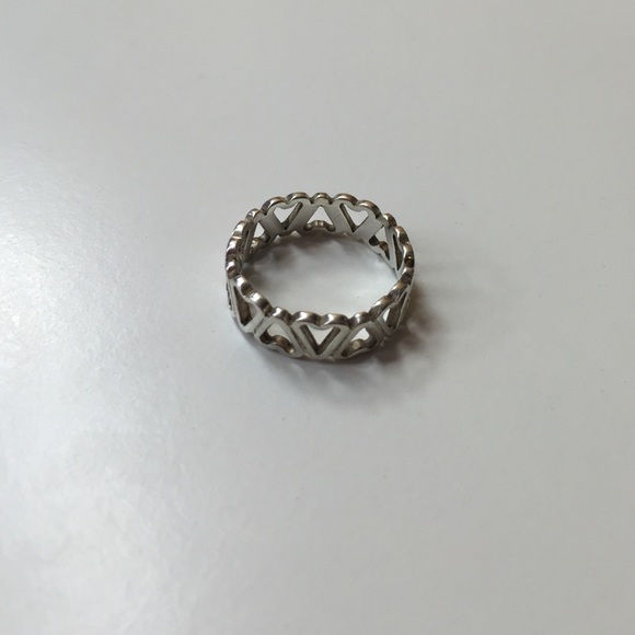 Etsy heart ring Sterling Silver
