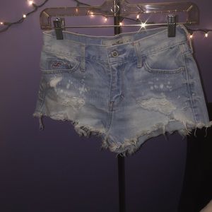 High Waisted Destroyed Shorts