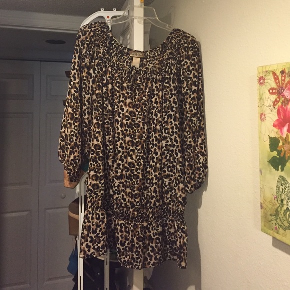 Leopard blouse