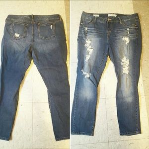 Torrid Ripped Skinny Jeans