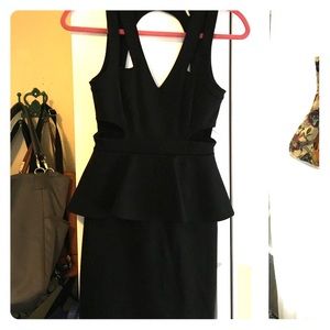 Black cutout Size 2 Sparkle and Fade Dress