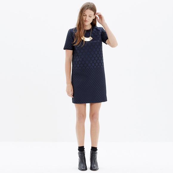 Madewell Mood Dot Shiftdress