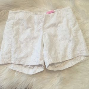 Lilly Pulitzer white eyelet shorts