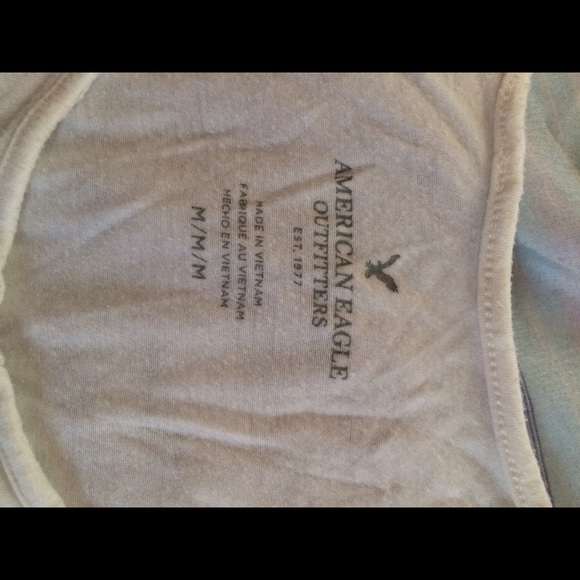 American Eagle White Tank Top Blouse - Picture 3 of 4