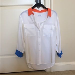 EQUIPMENT Sheer Button Down Shirt