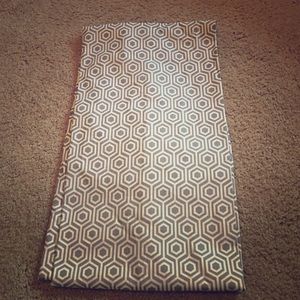 Cute Grey and White Patterned Infinity Scarf