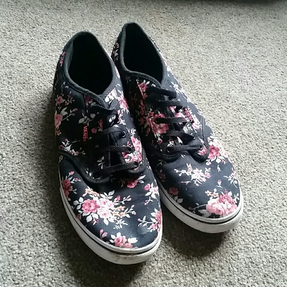 Vans sneaker floral sz 9
