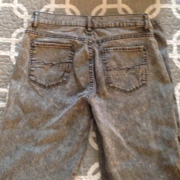 Acid washed jeggings