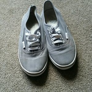 Grey vans sneakers