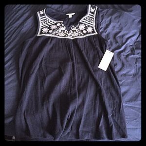 Loose fit tanktop with design on front