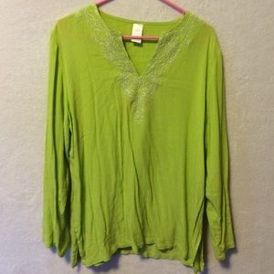 Lime tunic