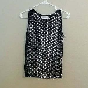 Graphic Sleeveless Top, Ann Taylor Loft, XSP