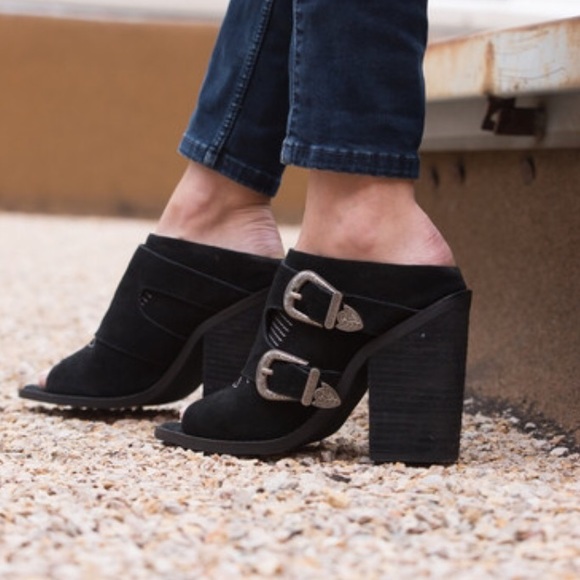 Free People Shoes - Nightwalker Blind Mule Booties