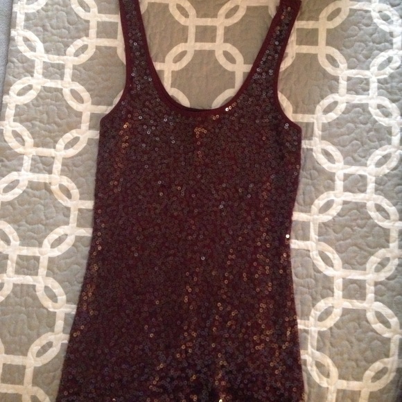 Purple sequin shirt
