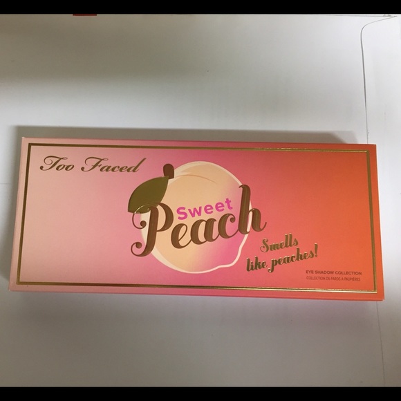 Too Faced Sweet Peach palette and VS water bottle