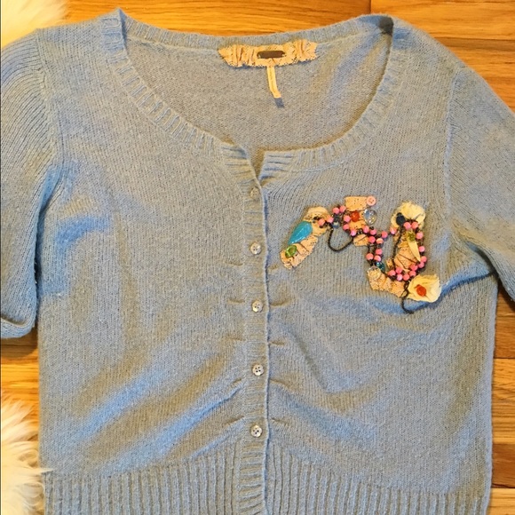 Free People Crop Cardigan