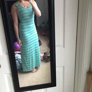 Striped maxi dress